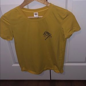 Yellow rose t-shirt
